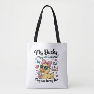 Enten nicht in einer Reihe Lustig Niedlich Trendig Tasche