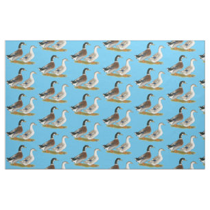 Enten: Silbergarten Stoff