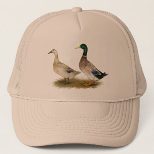 Enten: Silberner Waliser-Harlekin Truckerkappe