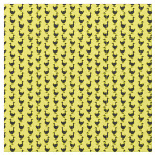 Enten-Silhouetten CUSTOM HINTERGRUNDFARBE Stoff
