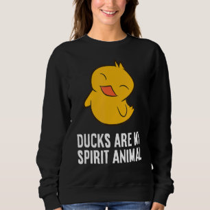Enten sind meine geile Tierente Sweatshirt