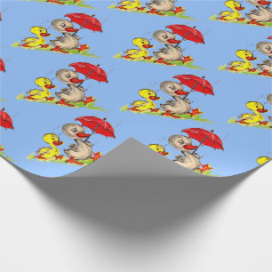 Enten- und Entbeindruck Geschenkpapier