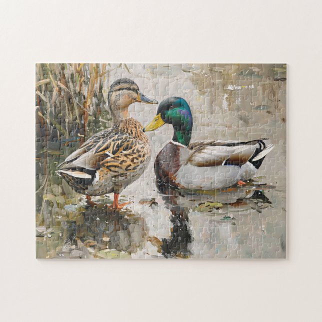 Enten- und Mallard-Malerei (Horizontal)