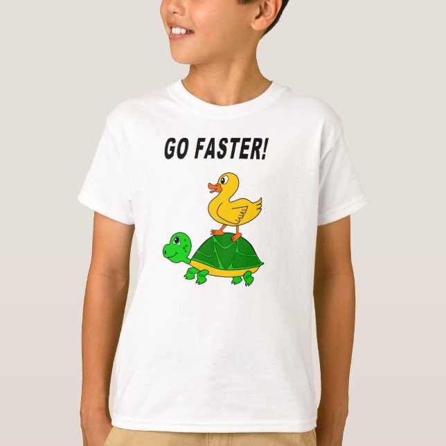 Enten-und Schildkröte-T - Shirt (Vorderseite)