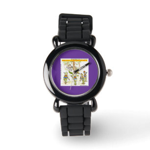 Enten Vs LGBT Lustige Unisex-Uhr Armbanduhr