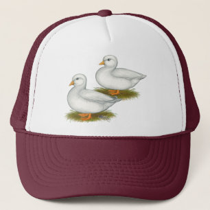 Enten: Weiße Anrufe Truckerkappe