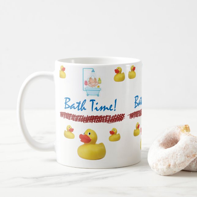 Entenbecher Kaffeetasse (Mit Donut)
