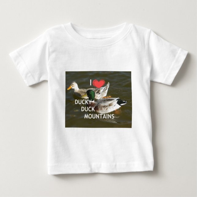 Entenberge. Baby T-shirt (Vorderseite)