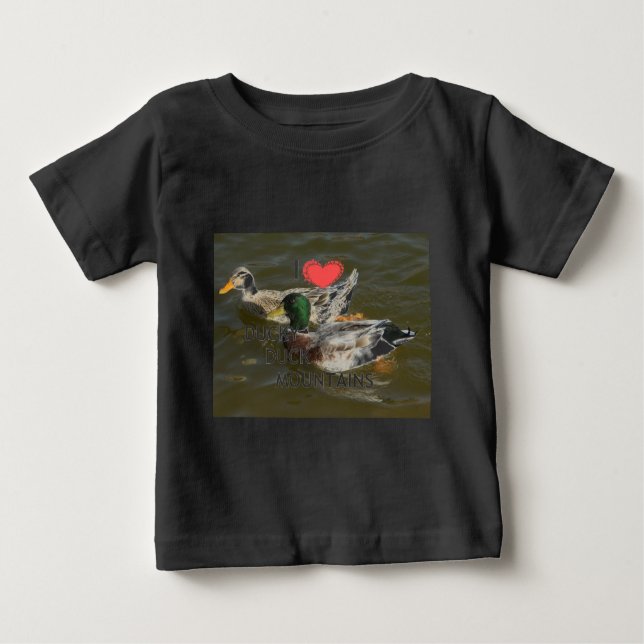 Entenberge. Baby T-shirt (Vorderseite)