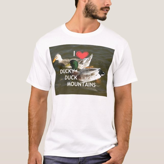 Entenberge. T-Shirt (Vorderseite)