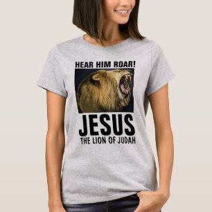 ENTENDEZ-LE ROAR ! JÉSUS, LION DE JUDAH T-Shirts