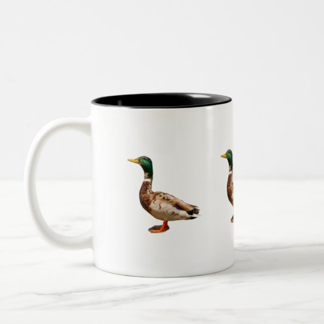 Entenentengans Zweifarbige Tasse (Links)