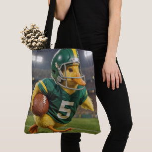 Entenfußballspieler in einem Sportstadion Tasche