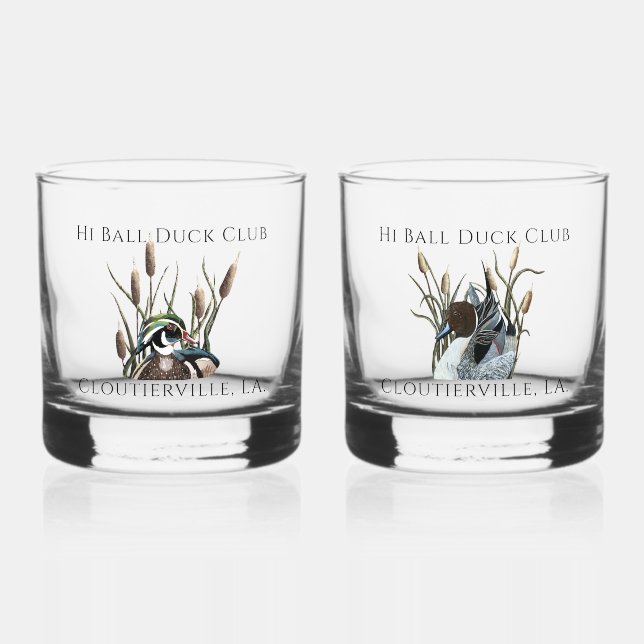Entengläser Whiskyglas (Vorderseite)