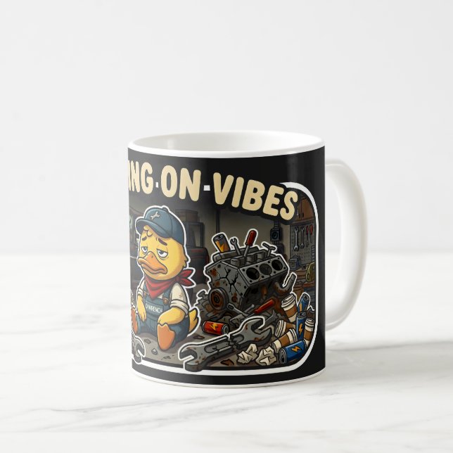 Entenhumor Kaffeetasse (VorderseiteRechts)