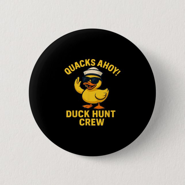 Entenjagd-Crew-Gummiente-Suchkreuzfahrt Essentials Button (Vorderseite)