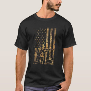 Entenjagd Enthusiasten der amerikanischen Camoufla T-Shirt
