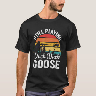 Entenjagd Gänse Jäger Wasservögel Jäger Enthusiusi T-Shirt