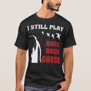 Entenjagd Jäger Jagdsaison Ente schwarz T-Shirt
