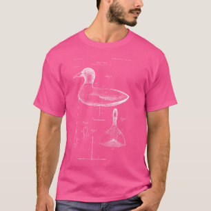 Entenjagd-Köder Holz Stockente-Schnitzerei T-Shirt