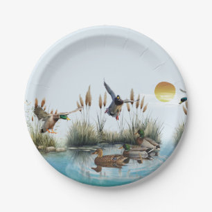 Entenjagd Pappteller