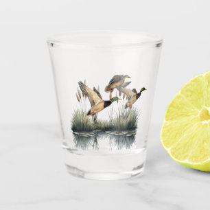 Entenjagd schnapsglas
