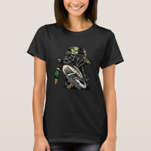 Entenjagd schwarzer Lab Enten Retriever T-Shirt