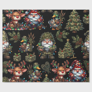 Entenjagd-Tarn-Gnome Geschenkpapier