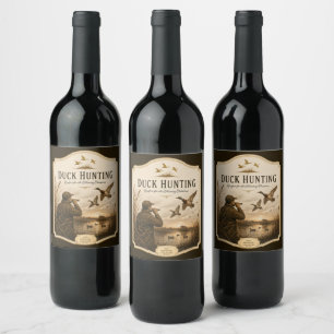 Entenjagd weinetikett