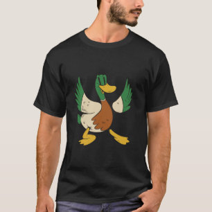 Entenjäger und Bauer Cartoon Tierfutter Long S T-Shirt