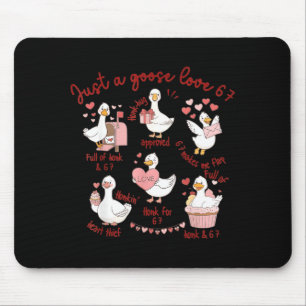 Entenliebe 67 Gans Valentinsliebhaber Lustiger Val Mousepad