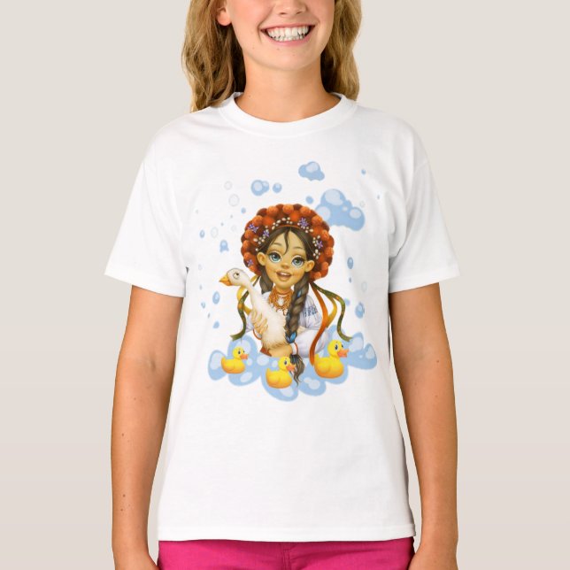 Entenmädchen-T - Shirt (Vorderseite)