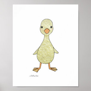 Entenposter Süße Farm Baby Tier Vogel Kunst Druck Poster