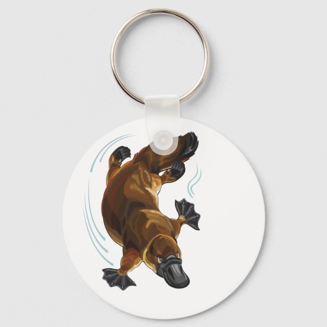 Entenschildkröte Schlüsselanhänger (Vorderseite)