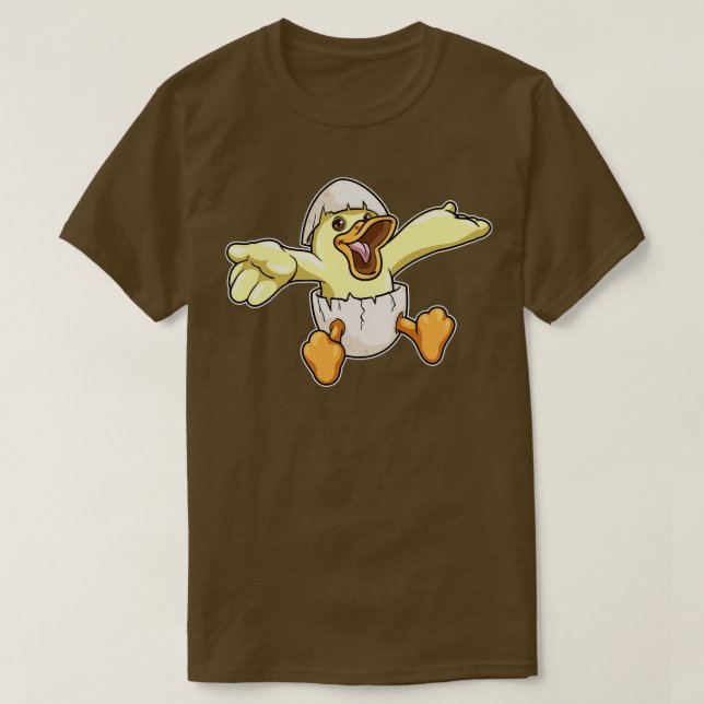 Entenschlüpfe aus Eiern T-Shirt (Design vorne)