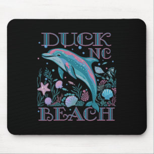 Entenstrand Nc Delfinliebhaber Farbiger Strand Sou Mousepad