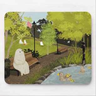 Ententeich - Sommer Mousepad