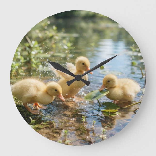 Entenuhr Große Wanduhr (Vorderseite)