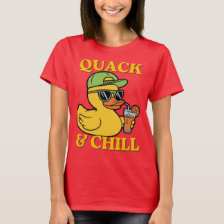 Entenurlaub – Ente in tropischen Ferien  T-Shirt