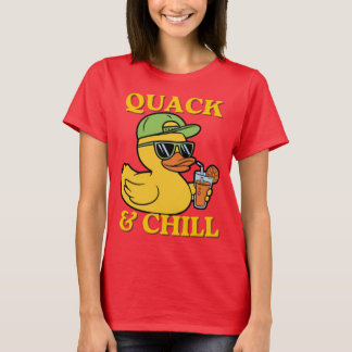 Entenurlaub – Lustige Ente in tropischen Ferien T-Shirt