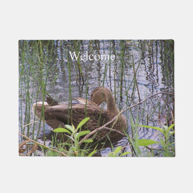 Entenvorgeburt in den Schildkröten Fußmatte (Vorderseite)