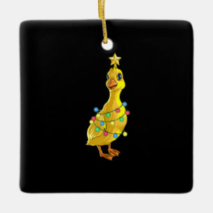 Entenweihnachtsbaum T Lights Decke Star Geschenk X Keramikornament