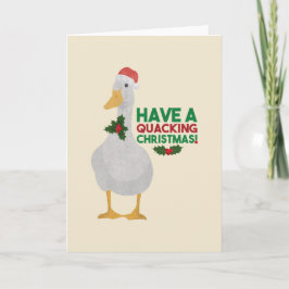 Entenweihnachtspuppe: Ein Weihnachtsfest ersticken Karte