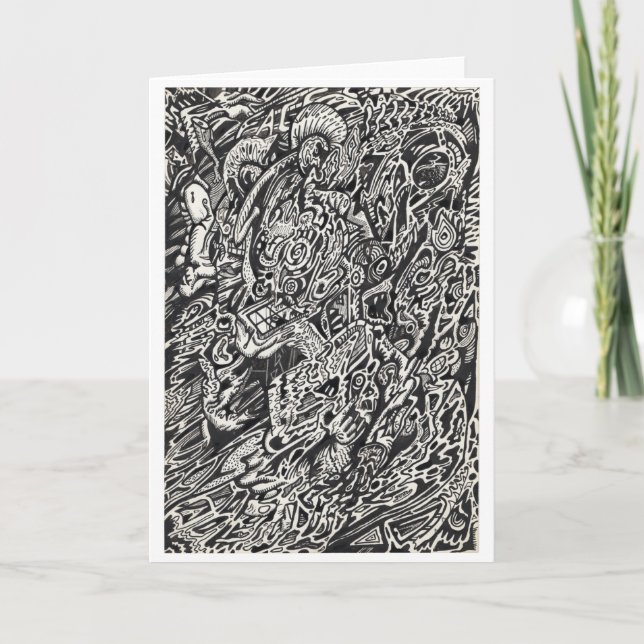 Enter, der Microdot-Mann Karte (Vorderseite)