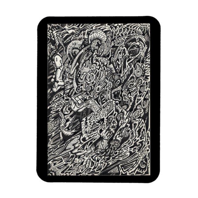 Enter, der Microdot-Mann Magnet (Vertikal)