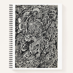 Enter, der Microdot-Mann Notizbuch