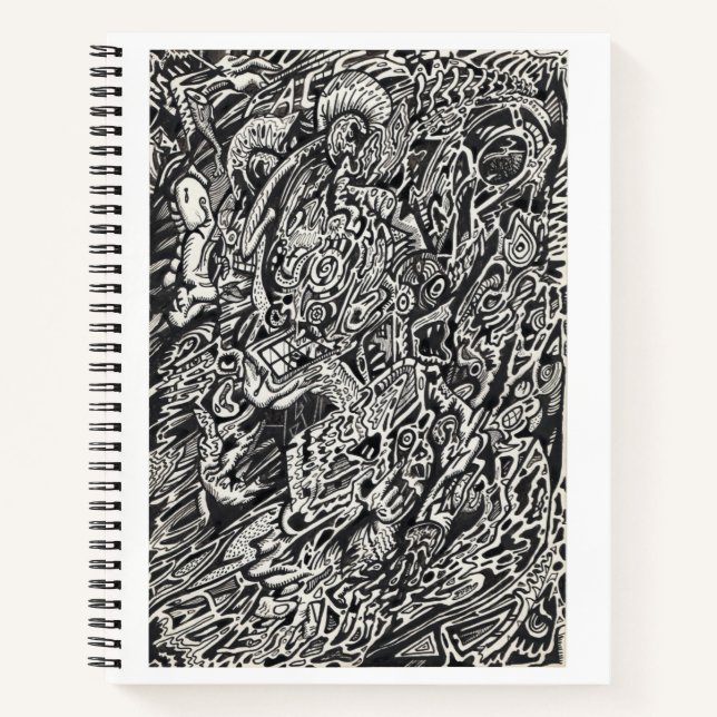 Enter, der Microdot-Mann Notizbuch (Vorderseite)