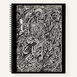 Enter, der Microdot-Mann Notizbuch