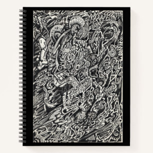 Enter, der Microdot-Mann Notizbuch