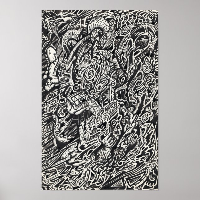 Enter, der Microdot-Mann Poster (Vorne)